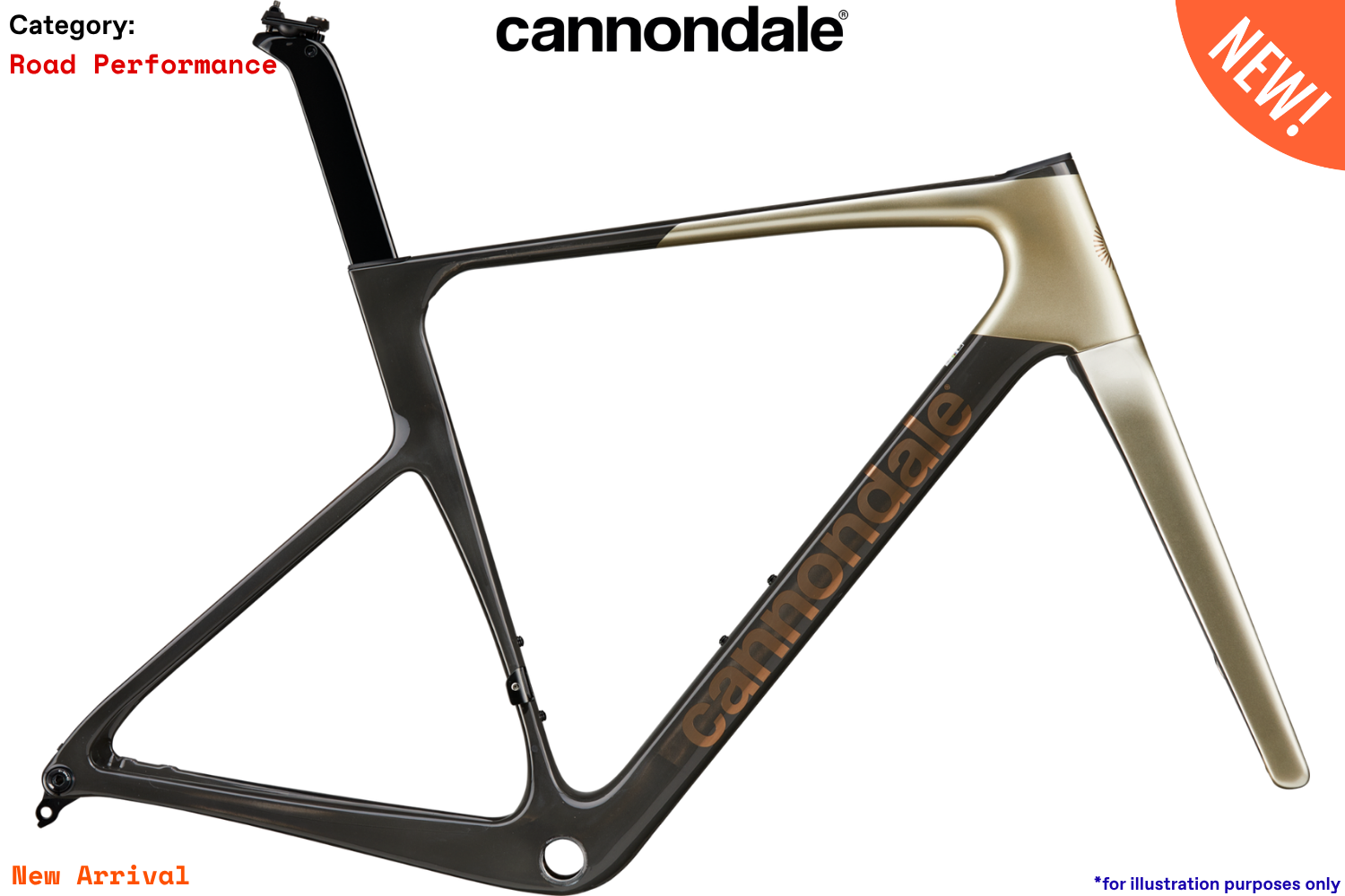 Cannondale SuperSix Evo5 Hi-Mod - PLT - Platinum - Frame Kit | Hup